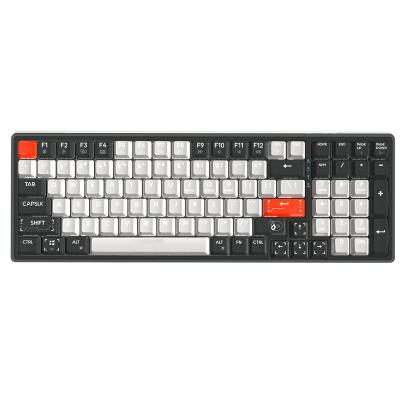 China K8899 Anti-ghosting double shot PBT keytop keyboard laser custom mechanical keyboard for phone for sale