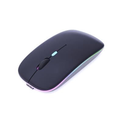 China 3D Custom Slim Computer Mice Rechargeable Wireless RGB Computer Mouse for sale