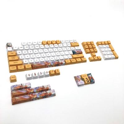 China Computer Keyboard Custom Language Keycap Cherry Mx PBT English-Arabic Keycaps For Mechanical Keyboard for sale