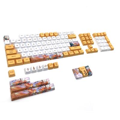 China Durable custom mechanical cherry xda pbt keyboard OEM pbt keycaps colorful keycaps for sale