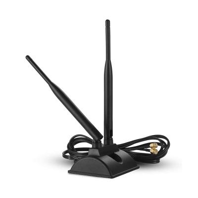 China 1200Mbps 8Dbi 2.4Ghz 5Ghz 5.8Ghz and 5 Dbi 6Dbi Mimo Rp-Sma Sma 2.4G 5G 5.8G Wifi Antenna Brass Dual Band Bass Antenna for sale