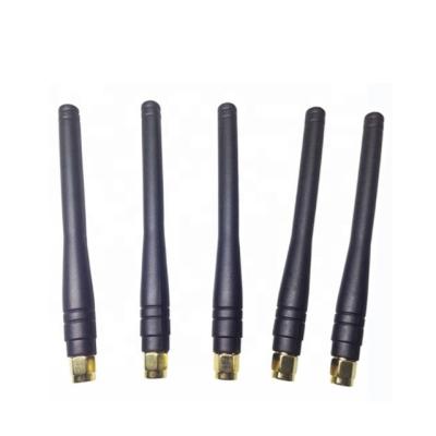 China 2dbi 900mhz Onmi SMA connector 2.4GHz rubber dish antenna gprs 433 gsm wifi signal receiver gsm lte indoor high gain antenna for sale