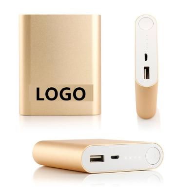 China Fast Charging 10400mah Alloy Power Bank 104000mah Aluminum Charging Treasure 2USB With Large Capacity Support Custom LOGO Aluminum Alloy Power for sale