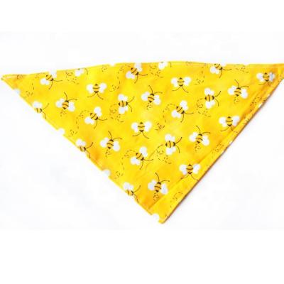 China 2020 New Fashion Cotton Bandana Dog Scarf Viable Wholesale Dog Pet Accessories Adjustable for sale