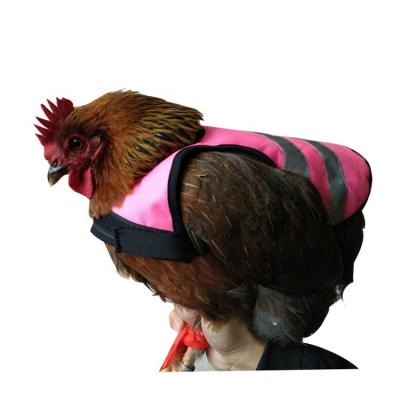 China Viable Colored High Quality Waterproof Chicken Harness Vest With Tape for sale