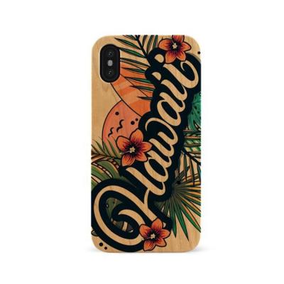 China Fanshion Simple Fashion Engraving Bamboo Wooden Mobile Back Cover Hard Phone Case For Cell Phone for sale