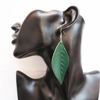 China Environmental Friendly Leaf Dangle Earrings For Women Jewelry Accessories for sale