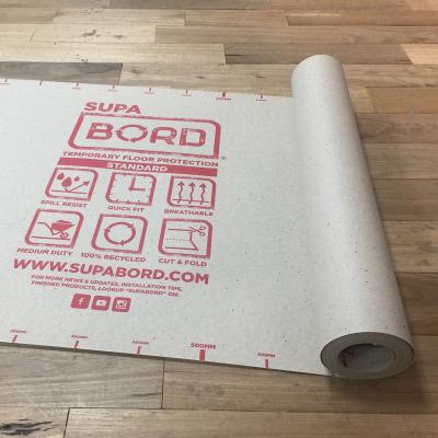 China SupaBord industrial standard construction duty temporary floor protection SupaBord to protect floors during renovation 400gsm for sale