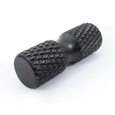 China Custom Wholesale Eco-Friendly Black High Density Round PPE Foam Roller, Massage Yoga Roller and Stick for sale