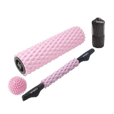 China New arrival gym fitness use exercise muscle massage yoga pilates PPE foam roller eco-friendly set for sale