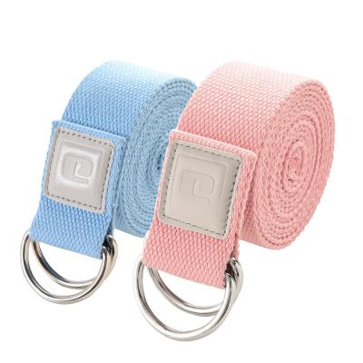 China Ultralight High Quality Portable Before After Working Out Body Flexibility Training Stretching Yoga Belt for sale