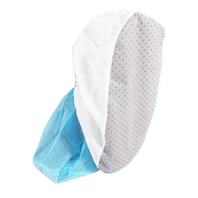 Chine Elastic White Waterproof Shoe Covers Breathable Disposable Protection 100pcs/bag à vendre