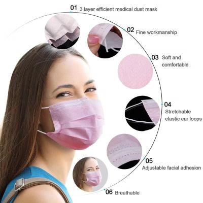 Cina Maschera di protezione blu eliminabile non tessuta della maschera di protezione dei pp in vendita