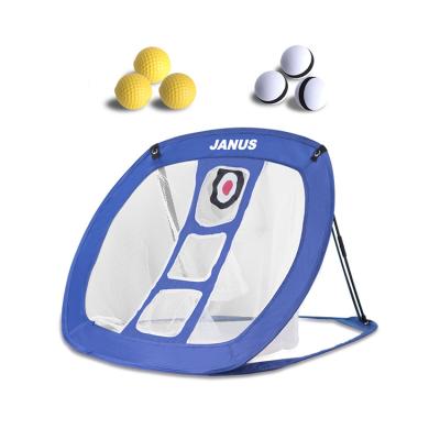 China Golf Practice Outdoor Indoor Training Portable Folding Chipping Hitting Practice Golf Net With Target for sale