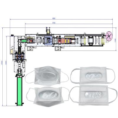 China Full Automatic Face Mask Mouth Masks Lip Tongue Mask Machine Automatic Lip Face Mask Machine Production for sale