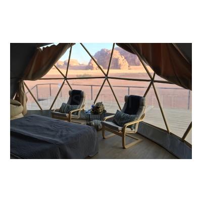 China Luxury Geodesic Dome Glamping Hotel For Camping Room Family Party Accommodation Use For 2-4 Persons Diameter 5m for sale