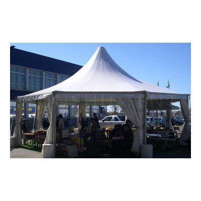 China Wedding High Quality Fire Retardant Commercial PVC Pagoda Marque Canopy Tent For Outdoor Events Wedding Expo Dining Garden Patio for sale