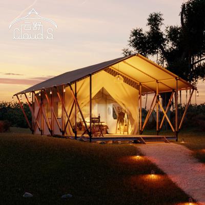 China River Type Extended Camp Safari Style Glamping Tents Connect With Nature Tent Resort for sale