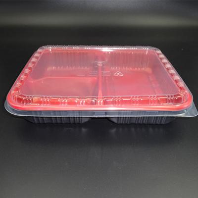 China Manufacturer Disposable Heatable Bento Lunch Box, Disposable Bento Box Lunch, Cheap Disposable Plastic Bentobox for sale