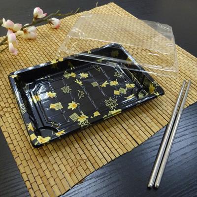 China Custom disposable plastic sushibox from Japan from disposable manufacturer, plastic sushi tray, sushi crate for sale