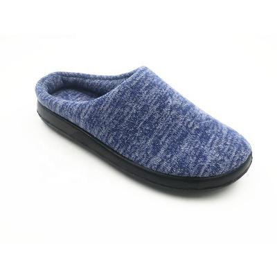 China PU Slipper Warm Slipper Soft PU Slipper With Elastic Material for sale