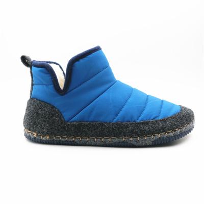 China 2022 fashion trend warm slipper wool felt upper outsole down-duck rubber boot for sale