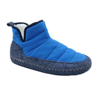 China Fashion trend lady and men quilted slippers down upper RUBBER outsole HOT SALE for sale