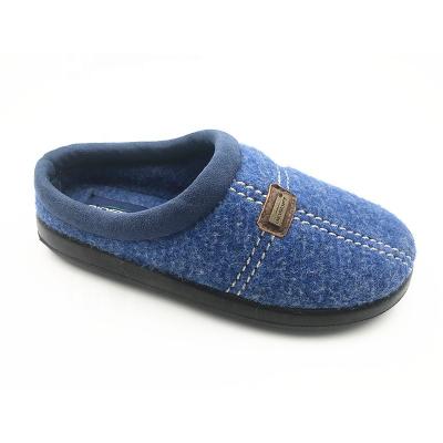 China Warm PU Slipper Slipper PU Slipper In Superior Felt for sale