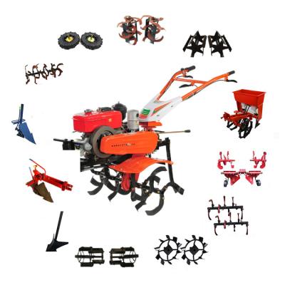 China Cultivator 9HP 10HP 12HP 15HP Mini Power Tillers With Weeder Diesel Farm Garden Ridger Small For Weeding, Plowing, Ridging, Ditching for sale