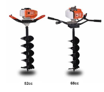 China China Two Stroke 52/68cc Petrol Ground Drilling Machine Tree Planting Machine Mini Gas Light Power Hole Digger Gasoline Earth Auger for sale