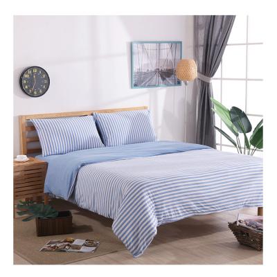 China High Quality Nondisposable Cream Quilt Comforter Knit Cotton Duvet Cover Set for sale