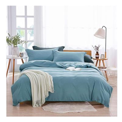 China 2021 New Arrival Nondisposable Hotel Bed Sheet Set 3pcs Bedding Duvet Cover Set for sale