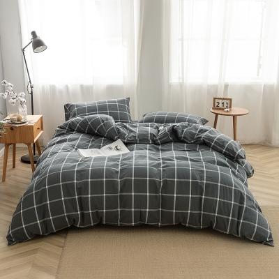 China New Nondisposable Manufacturing Designer Bedding Cotton Duvet Cover Queen Size Set With Zipper for sale