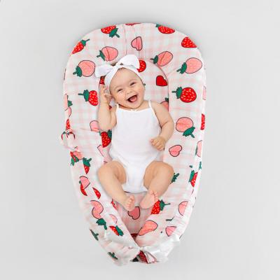 China Modern Ultra Soft Cotton And Breathable Portable Adjustable Newborn Sofa Hutch Baby Sofa for sale