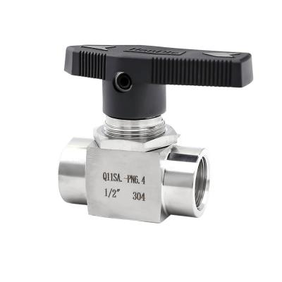 China General Condibe Female Thread Stainless Steel Ball Valve for sale