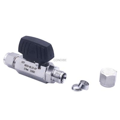 China General Condibe High Pressure Brass Ball Valve With Lock for sale