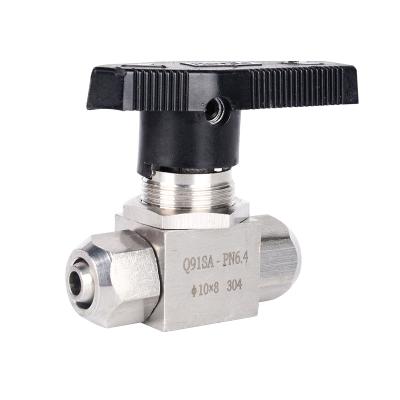 China General Condibe Stainless Steel Quick Twist Ball Valve For PU Tube for sale