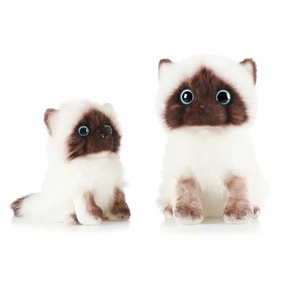 China Decoration Cat Toy Stuffed Animal Plush Toy Siamese High Quality Wholesale for sale