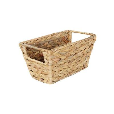 China New Sustainable Best Selling High Quality Hand - Woven Storage Basket Woven Square Basket for sale