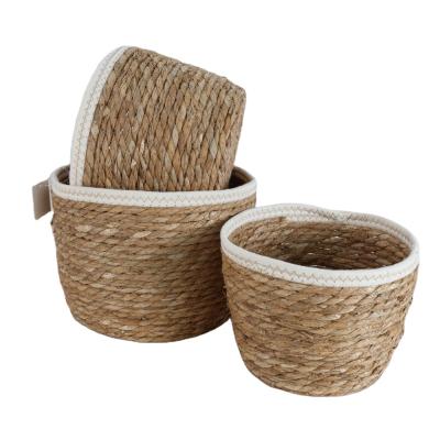 China Straw Cheap Viable Baskets and Trays Straw Basket Weaving for sale