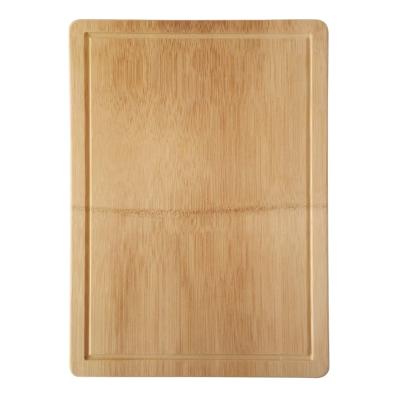 China Large Europe Bamboo Wooden Cutting Board With Drip Groove for sale