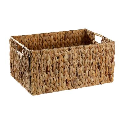 China Sustainable modern minimalist multifunctional waterhyacinth storage household woven basket woven basket for sale