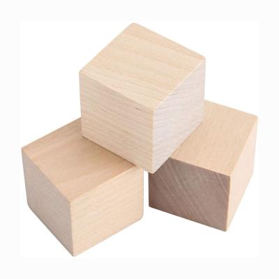 China Wooden Cube Toy Learning Cube Kids Unfinished Cheap Wholesale Wooden Cube Puzzle In Europe for sale