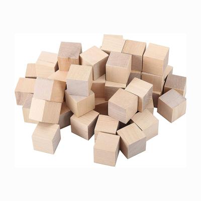 China Wholesale Cheap Wholesale Unfinished Wooden Cube Nice Solid Wooden Cube Puzzle From Europe for sale