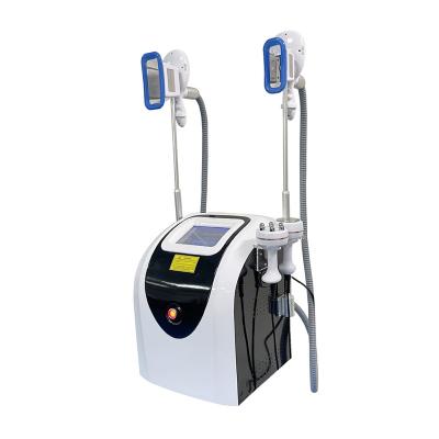 China Portable Weight Loss 2 Handle Cryo Cellulite Slimming Device Cryo Freeze Fat Beauty Machine Cryolipolysis Equipment for sale