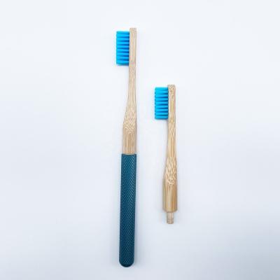 China 2022 new home handle aluminum toothbrush, aluminum toothbrush with replacement brush head for sale