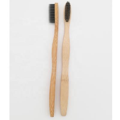 China Who respects the environment; Wholesale 100% Natural Biodegradable Biodegradable Bristle Adult And Kids Bamboo Toothbrush Te koop