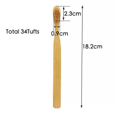 China Who respects the environment; 2019 Wholesale New Arrival Biodegradable Soft Stiffen Bamboo Toothbrush With Custom Logo Te koop