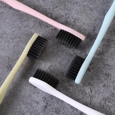 中国 Who respects the environment; 100% biodegradable biodegradable toothbrush, PLA toothbrush, new design cornstarch toothbrush 販売のため