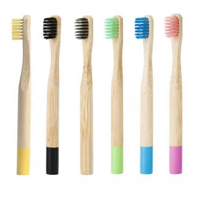 China Who respects the environment; Biodegradable Organic Kids Bamboo Toothbrush For Kids for sale